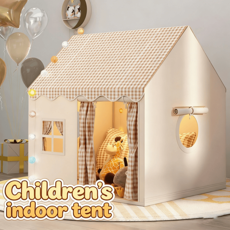 Kids Outdoor Cubby House - Kids Play Tent Foldable Princess Castle