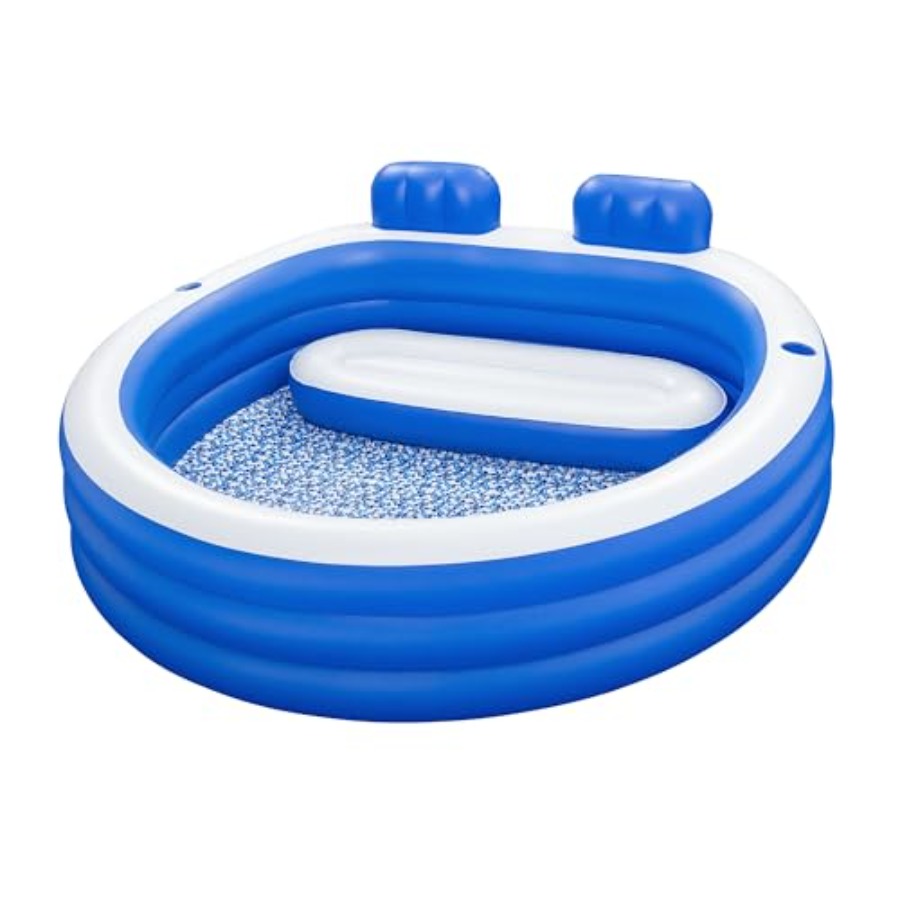 Kids Outdoor Bench - Inflatable Family Pool, Splash Paradise 7'7