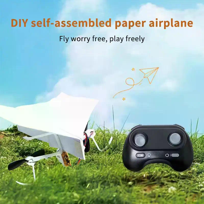 Kids Outdoor Learning Activities - Electric DIY Paper Airplane Kit With