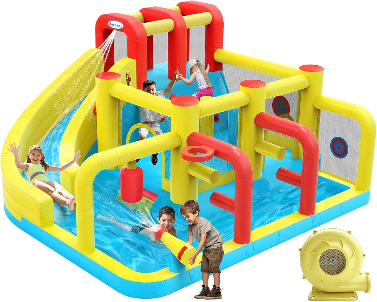 Outdoor Games For Kids - Kids Inflatable Water Slide Bounce House