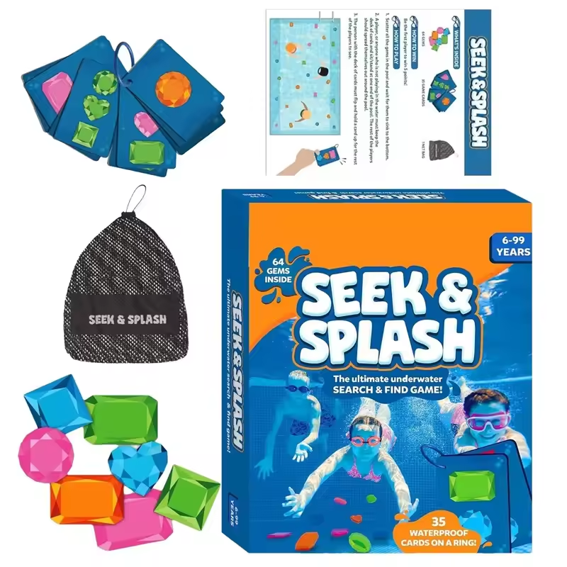Kids Outdoor Learning Activities - 1set Educational Underwater Colorful Gem Pool
