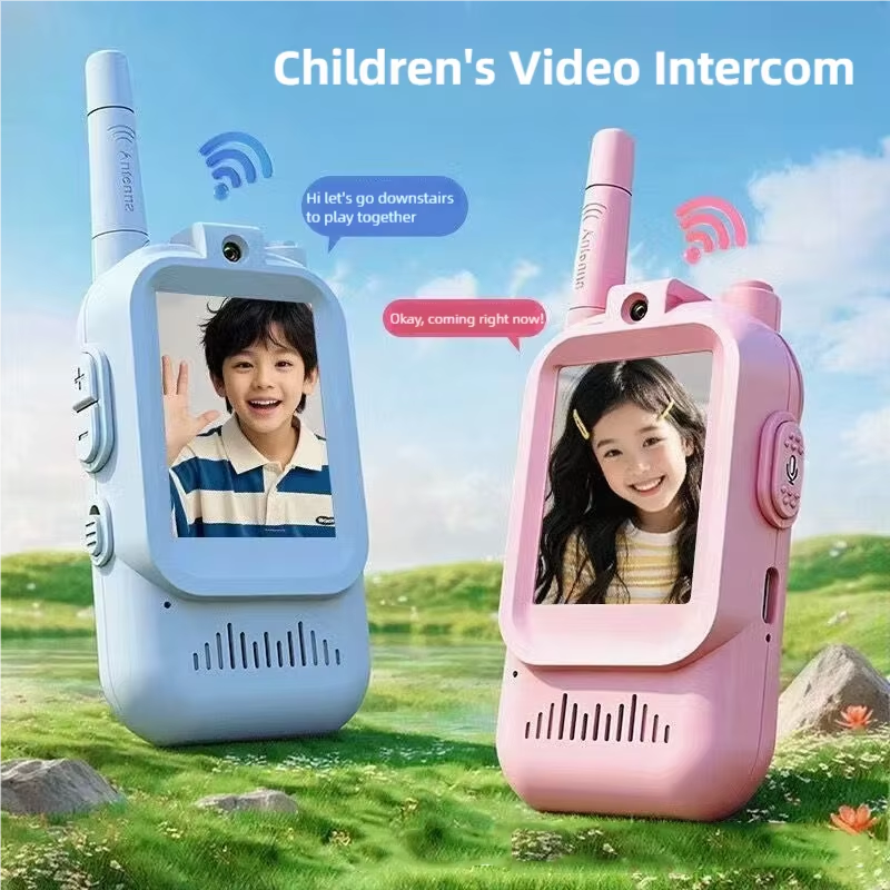 Kids Outdoor Education - 2pcs Kids Video Walkie Talkie Rechargeable