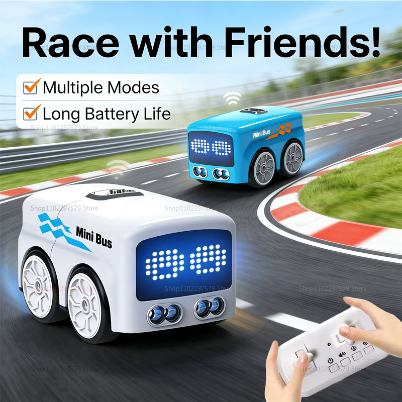 RC Mini Bus for Kids Gesture C - Kids Outdoor Learning Activities ulasan dan harga