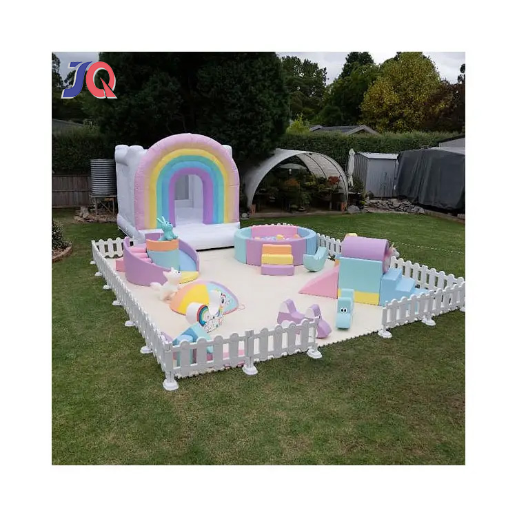 Commercial Indoor/Outdoor Soft - Kids Outdoor House With Slide ulasan dan harga