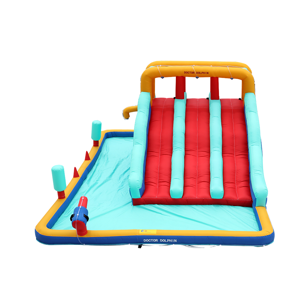Outdoor Inflatable Bouncy Cast - Kids Outdoor House With Slide ulasan dan harga