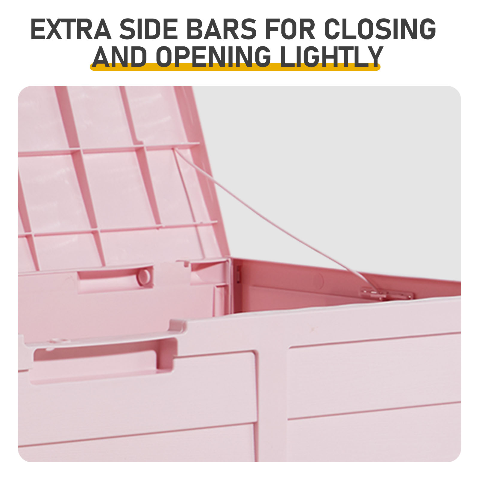 Light Pink 75Gal(280L) Patio O - Kids Outdoor Bench ulasan dan harga