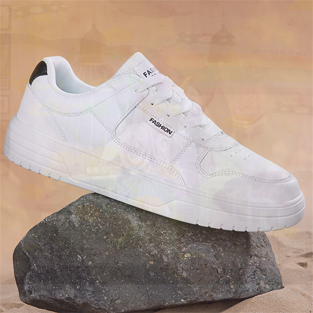 With Ties PU Leather Shoes 41  - Kids Outdoor Volleyball Shoes ulasan dan harga