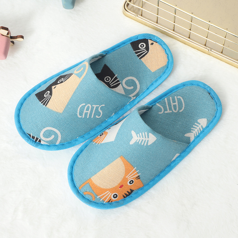 1Pair Disposable Cartoon Child - Kids Indoor Outdoor Slippers ulasan dan harga