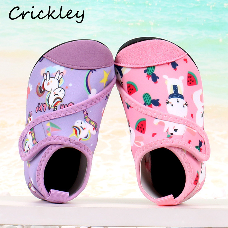 Cartoon Animals Boys Girls Aqu - Kids Indoor Outdoor Slippers ulasan dan harga