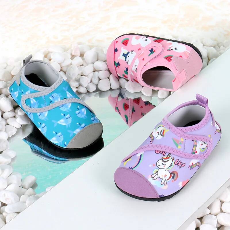 Cartoon Animals Boys Girls Aqu - Kids Indoor Outdoor Slippers ulasan dan harga