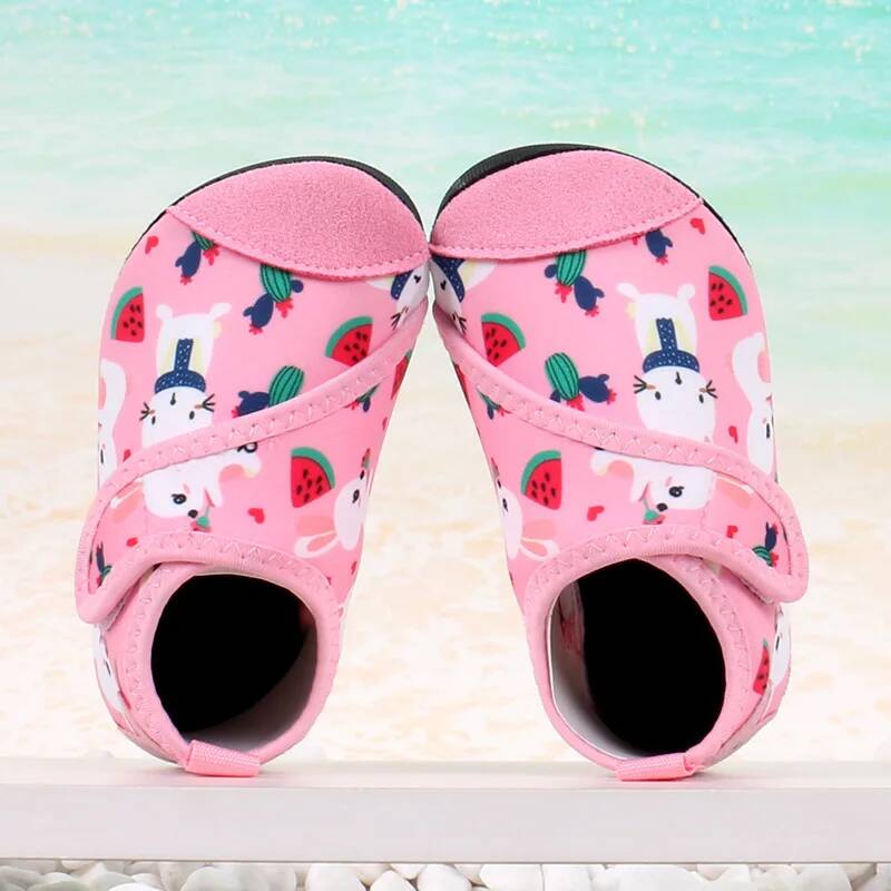 Cartoon Animals Boys Girls Aqu - Kids Indoor Outdoor Slippers ulasan dan harga