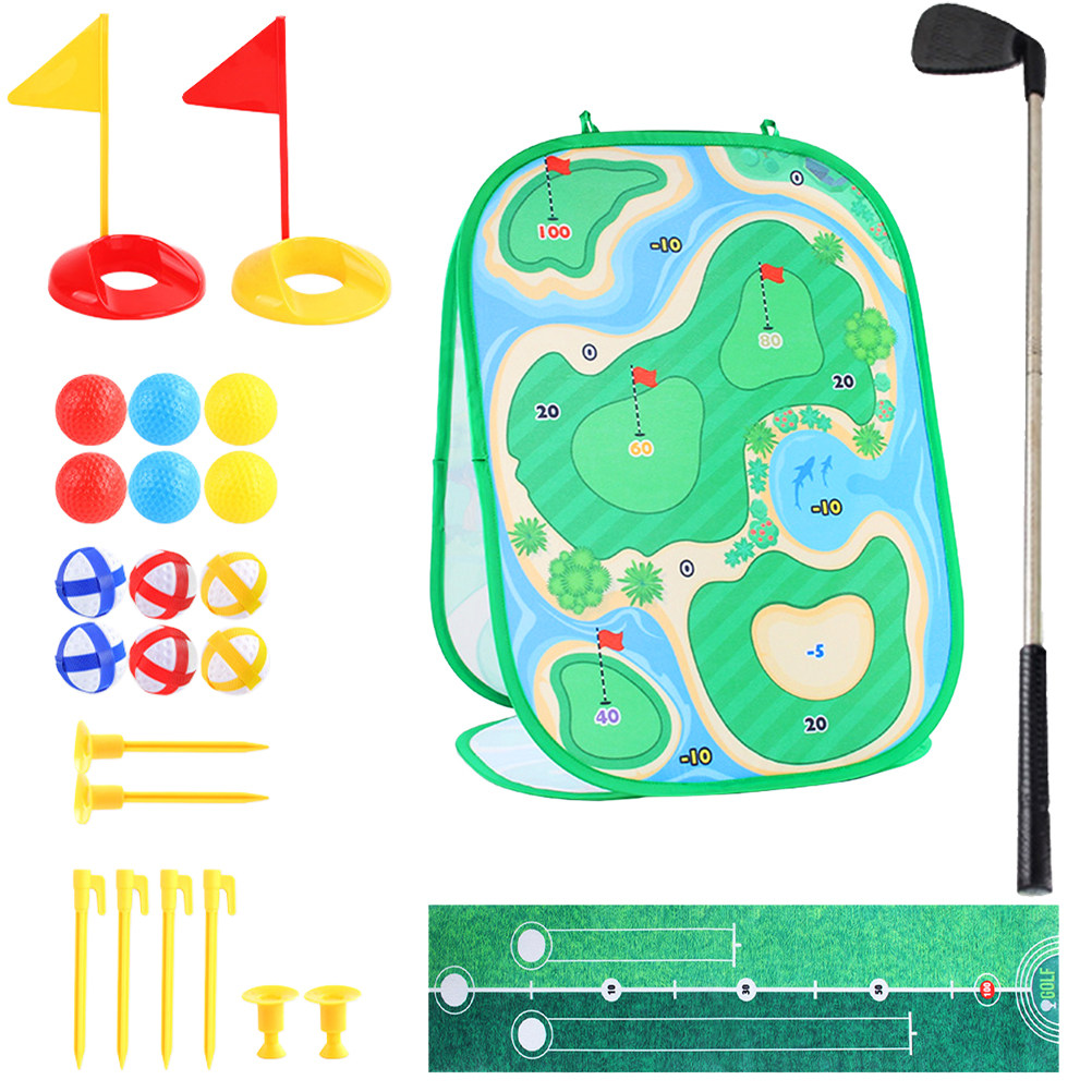 1Set Kids Golf Game Playset Po - Kids Outdoor Education ulasan dan harga