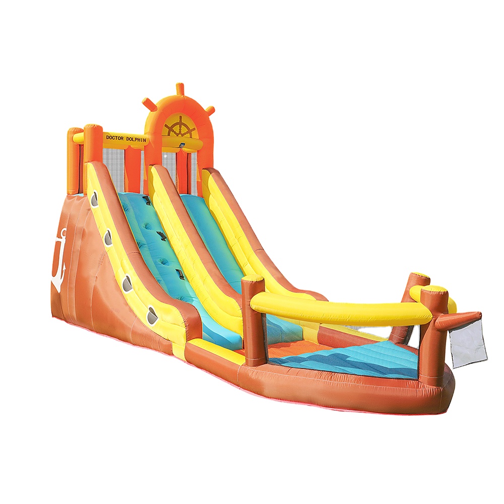 Doctor Dolphin Pirate Ship Out - Kids Outdoor House With Slide ulasan dan harga