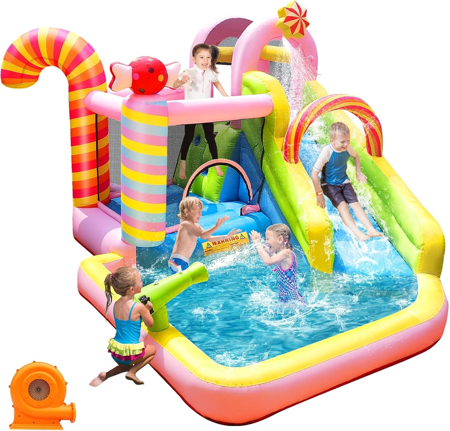 Kids Inflatable Water Slide Bo - Kids Outdoor House With Slide ulasan dan harga