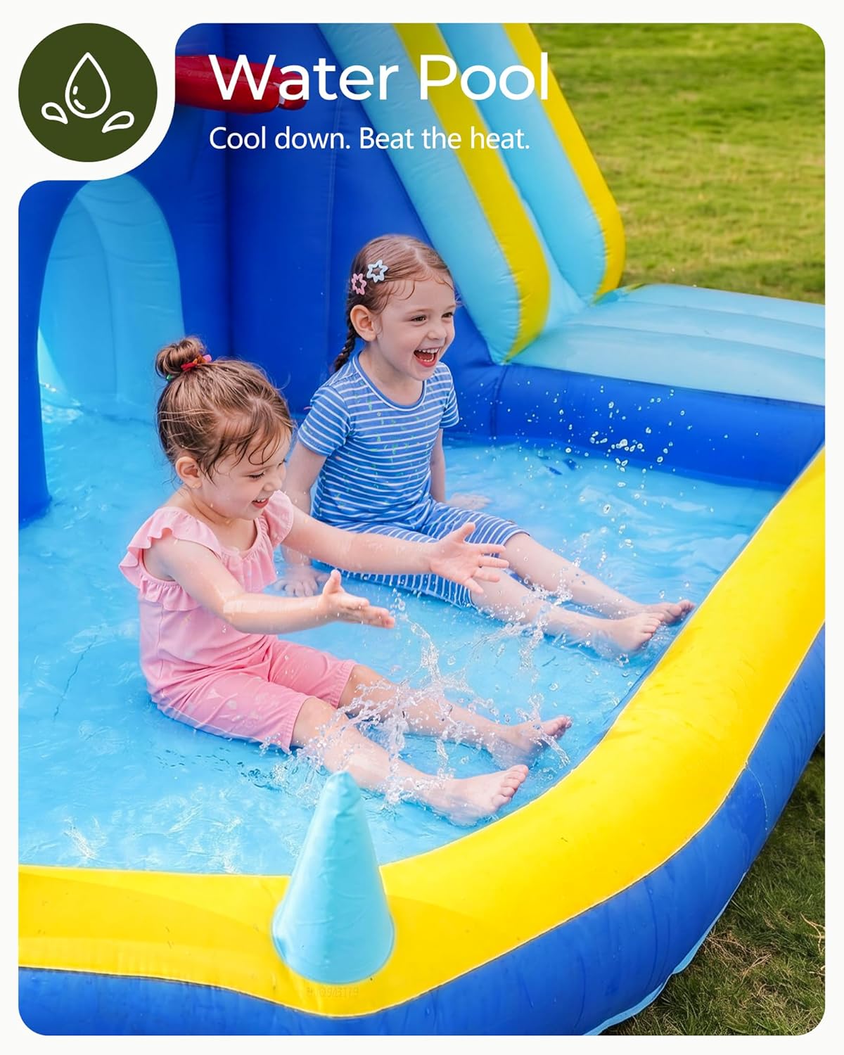 Kids Inflatable Water Slide Bo - Kids Outdoor House With Slide ulasan dan harga