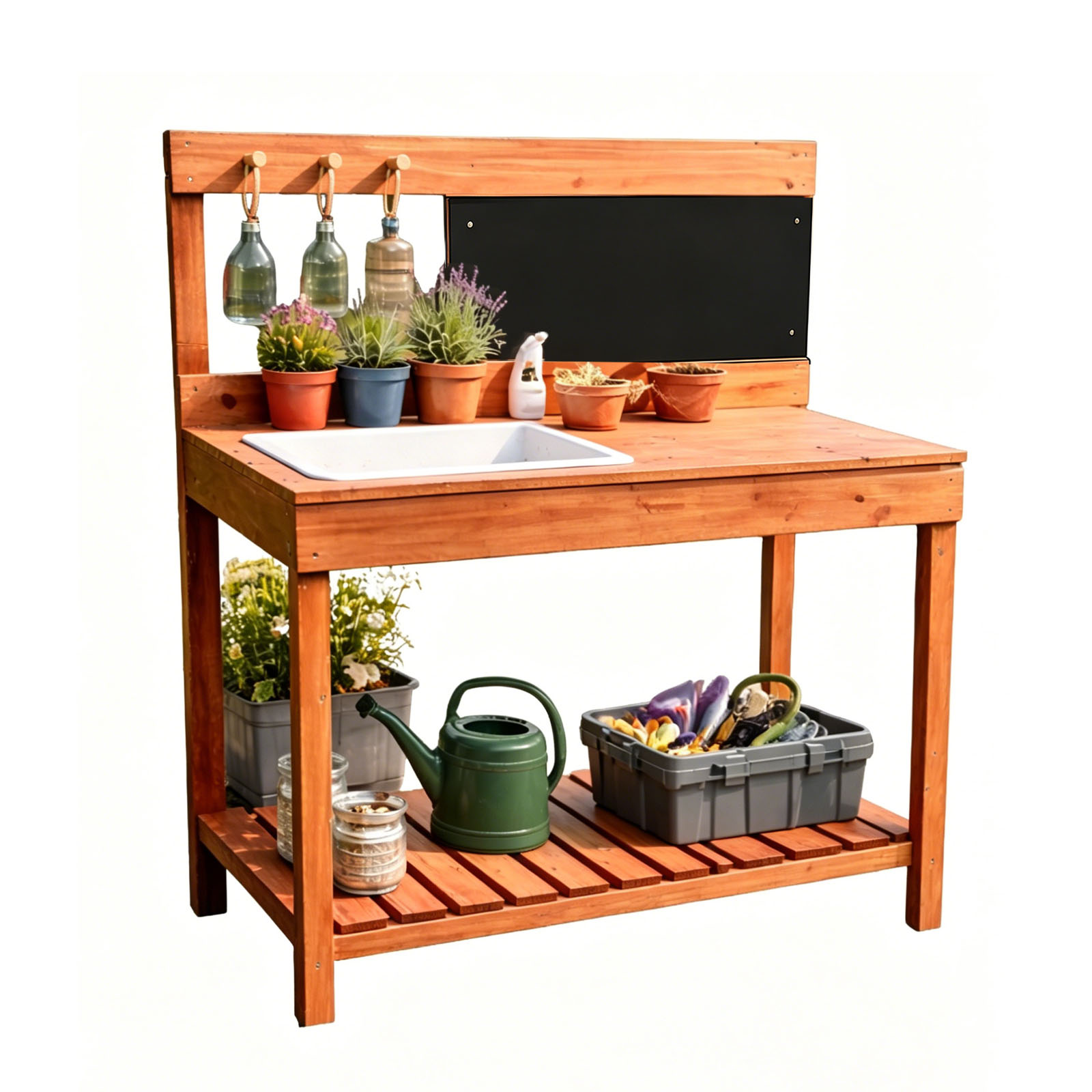 Wooden Potting Benches For Chi - Kids Outdoor Education ulasan dan harga