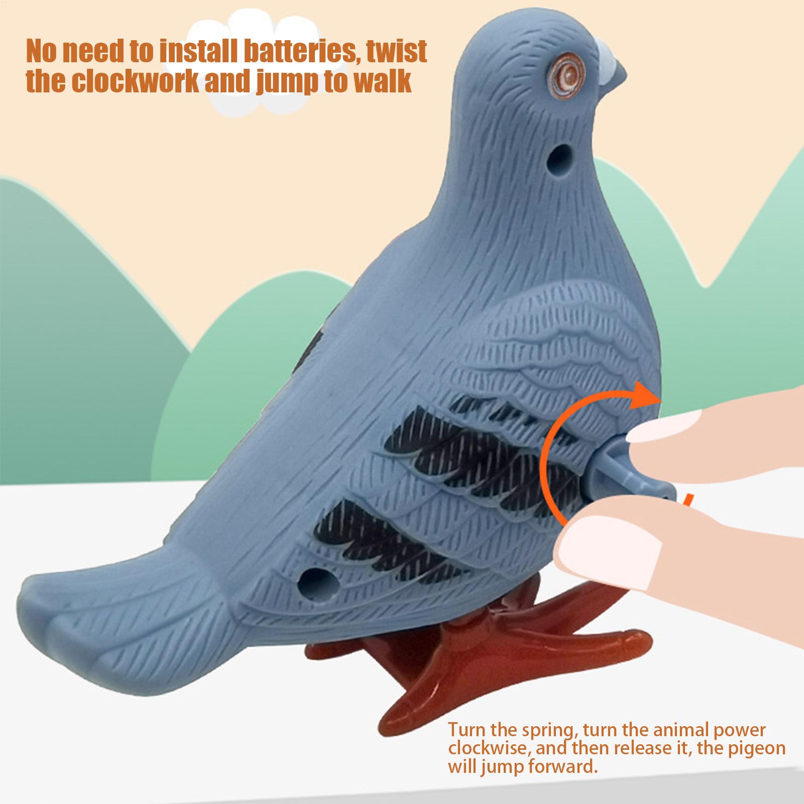 Cute Jumping Pigeon Clockwork  - Kids Outdoor Education ulasan dan harga