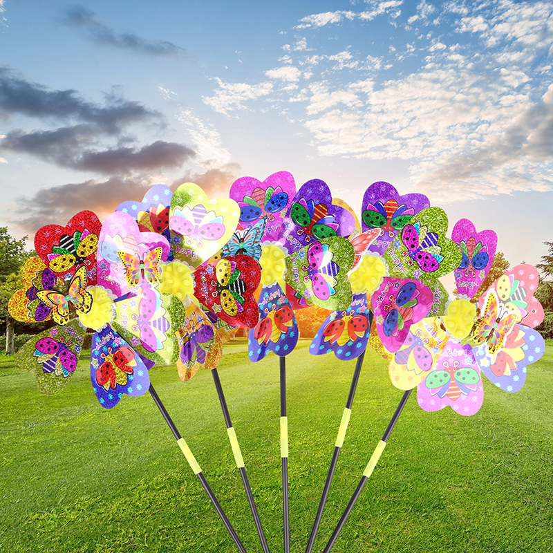 1Pc Colorful Sequin Windmill C - Kids Outdoor Play Area ulasan dan harga