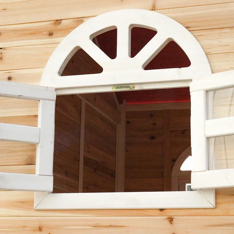 l Outdoor Wood Playground Play - Kids Outdoor Cubby House ulasan dan harga