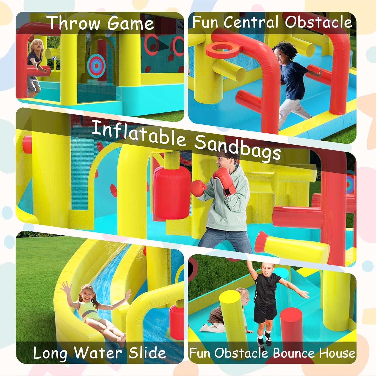 Kids Inflatable Water Slide Bo - Outdoor Games For Kids ulasan dan harga