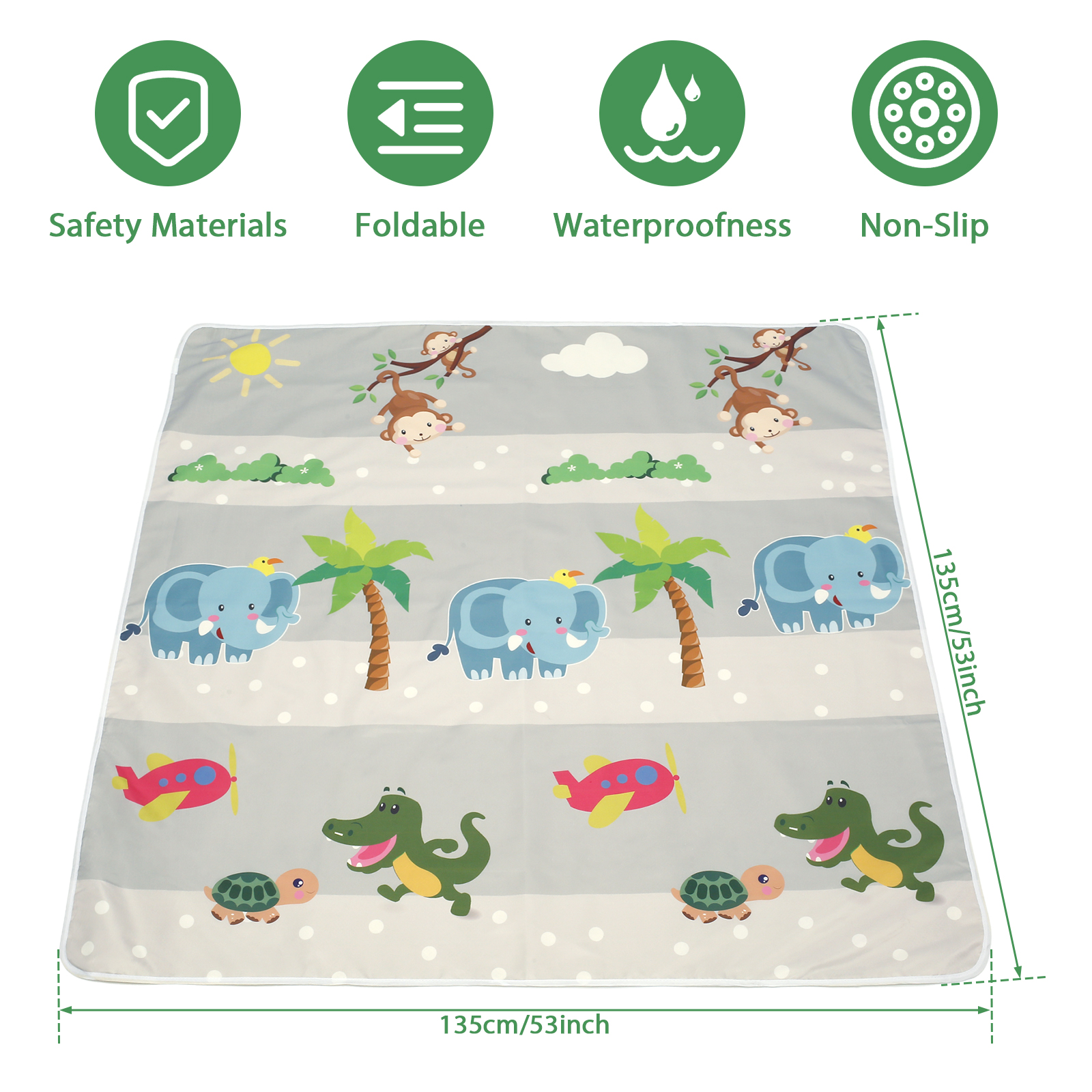 Baby Splat Mat for Under High  - Kids Outdoor Bench ulasan dan harga