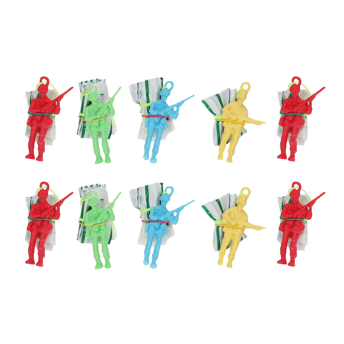 10Pcs Soldier Parachute Man Se - Kids Outdoor Education ulasan dan harga