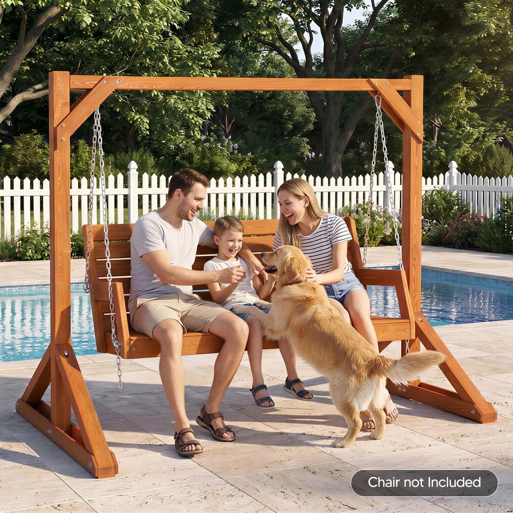 Duty Wooden Swing Frame for Ad - Kids Outdoor Bench ulasan dan harga