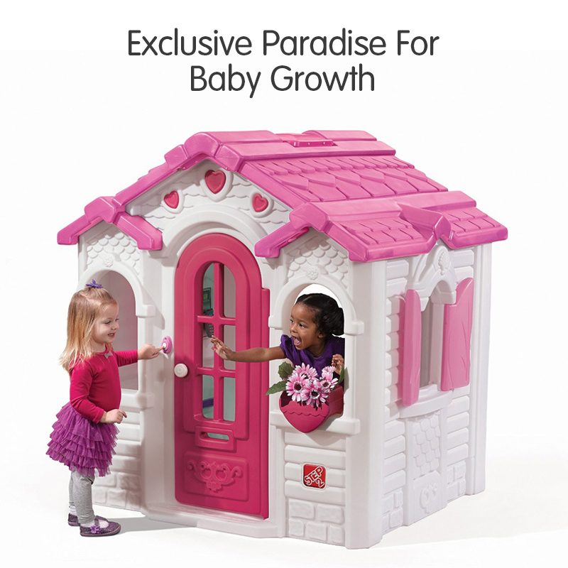 Customize Toys Cottage House U - Kids Outdoor Cubby House ulasan dan harga