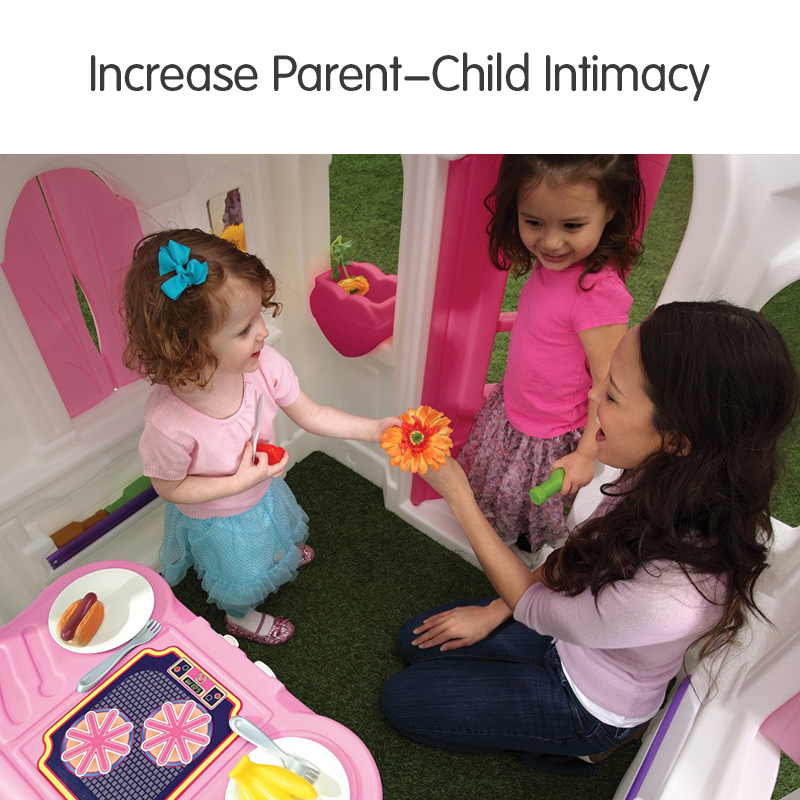 Customize Toys Cottage House U - Kids Outdoor Cubby House ulasan dan harga