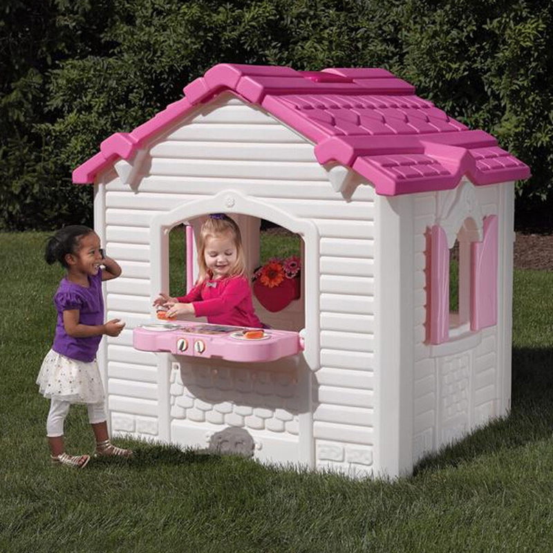 Customize Toys Cottage House U - Kids Outdoor Cubby House ulasan dan harga